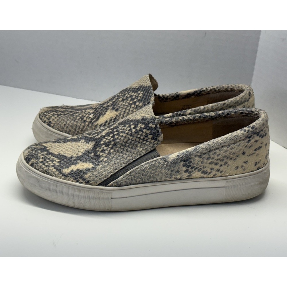 Vince Camuto Women's Korli2 Snakeskin Leather Slip On Sneakers Size 8.5M‎